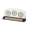 Bulova Collection Weston Clock and Thermometer